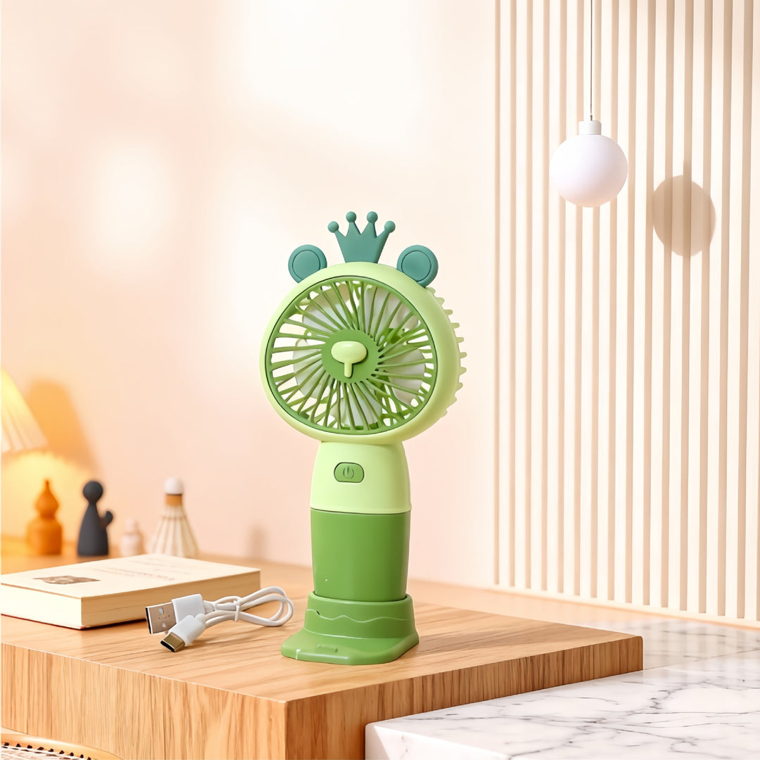 Ladies Portable USB Hand Fan with Playful Design Kalsten