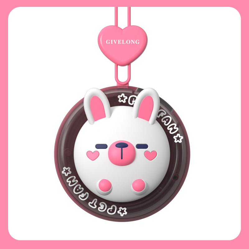 Ladies Portable Handheld Fan in Cute Bunny Design Kalsten