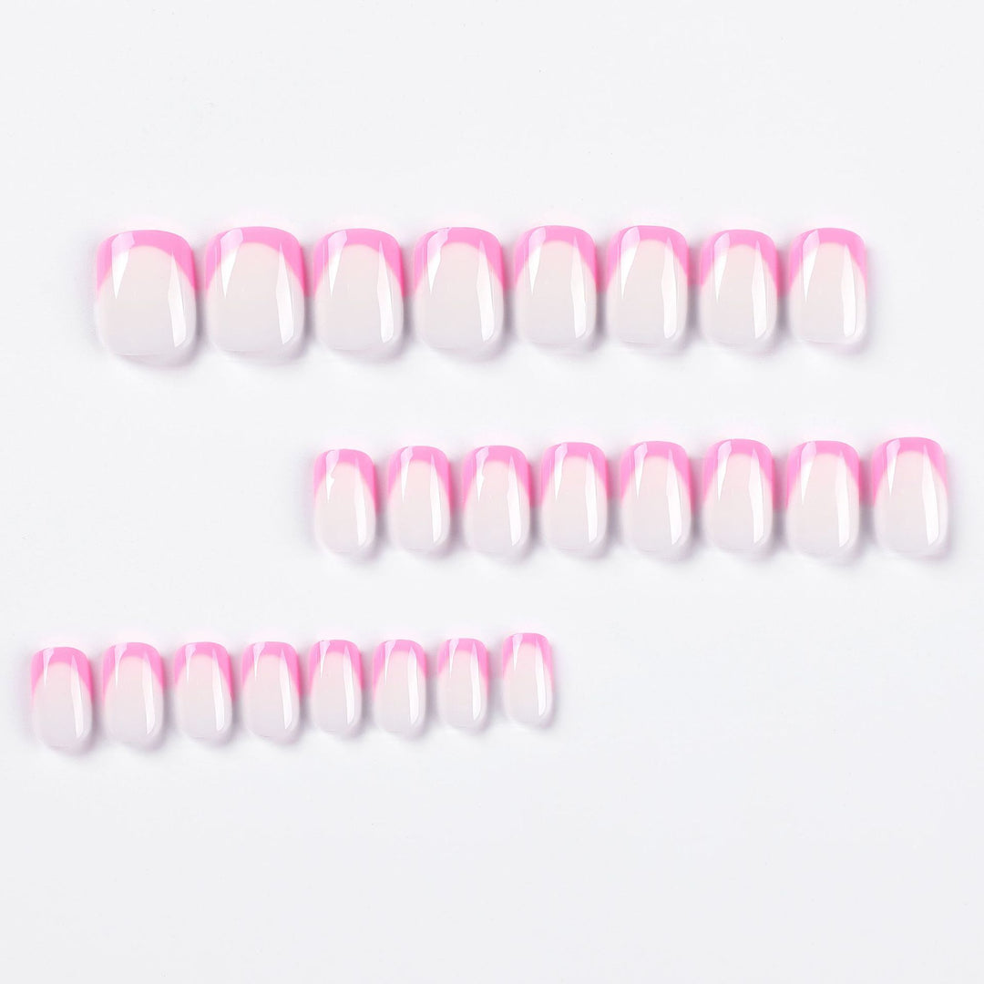 Artful nail design with elegant French tip and modern accents Kalsten