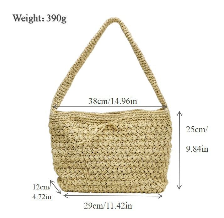 Fashionable Macrame Shopper Bag Kalsten