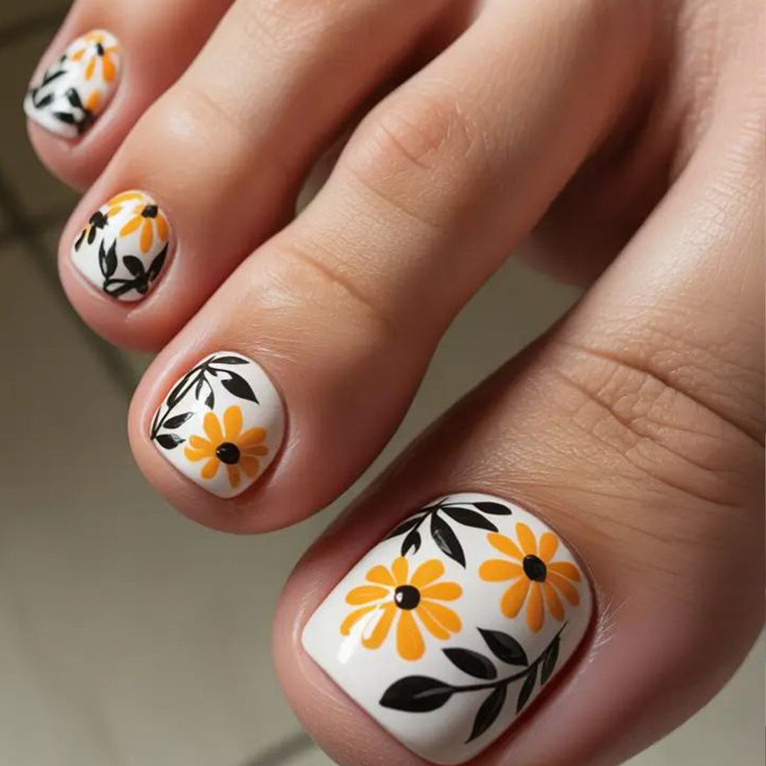 Floral Acrylic Nail Art Set Kalsten