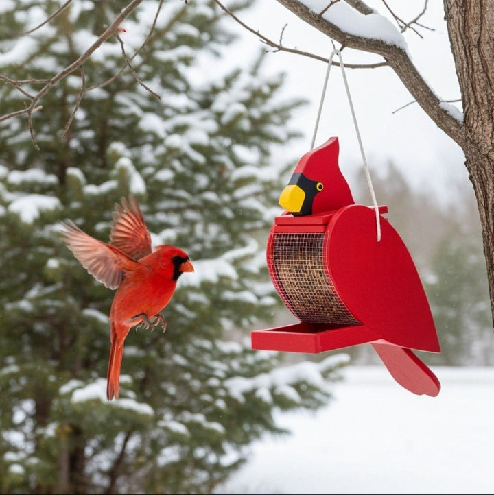 Cardinal-Shaped Bird Feeder Kalsten