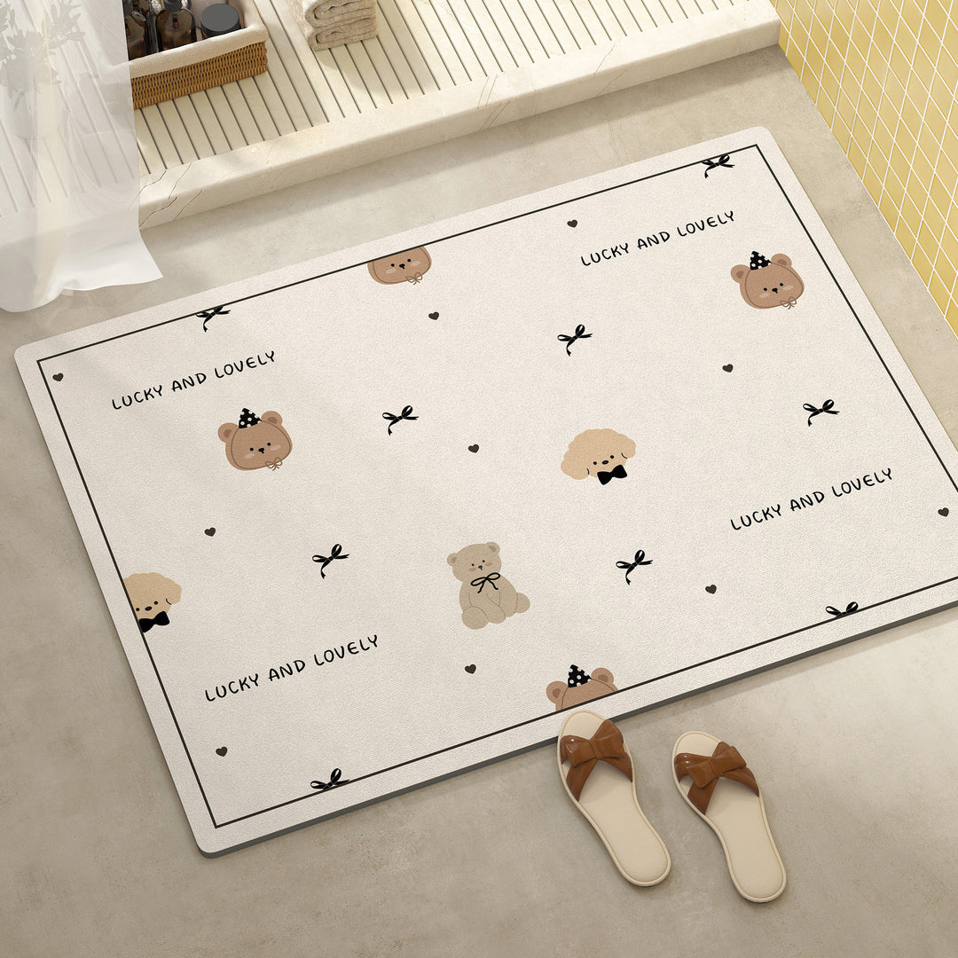 Cute Animal-Themed Bathroom Mat Kalsten