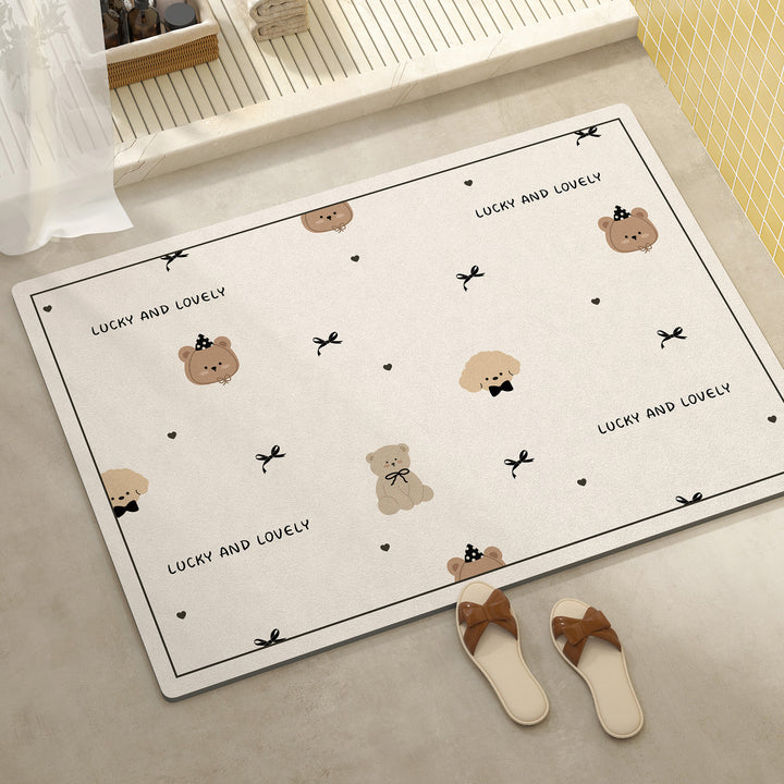 Cute Animal-Themed Bathroom Mat Kalsten