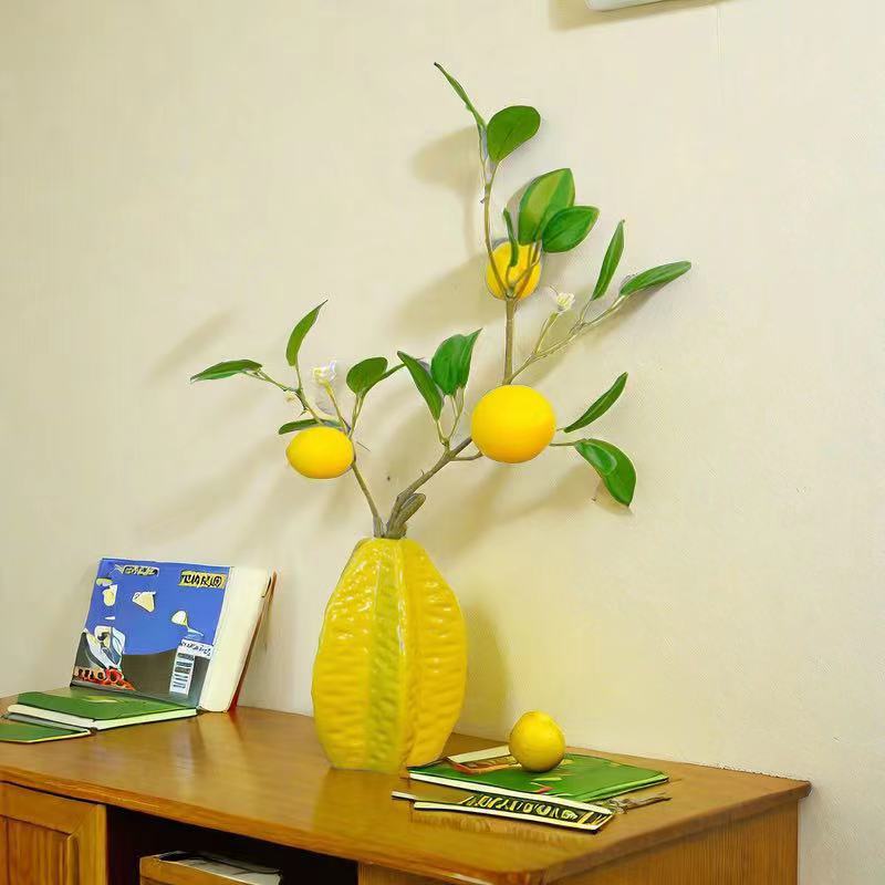 Decorative Lemon Centerpiece for Home Decor