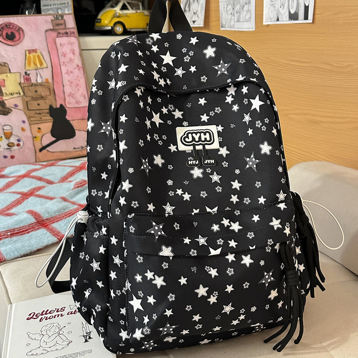 Stylish Star-Printed Backpack Kalsten 1791205440