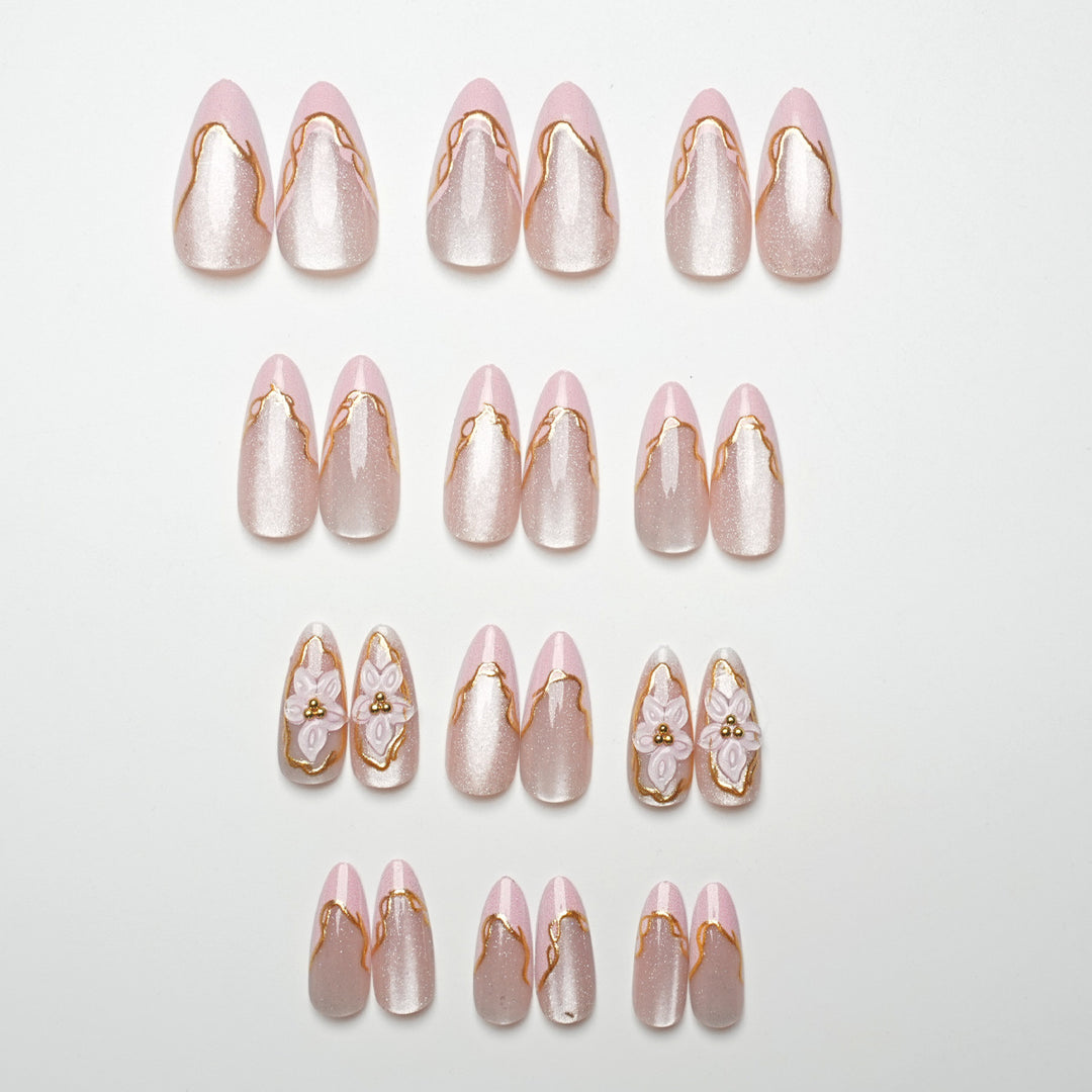 Decorative Acrylic Press-On Nails
