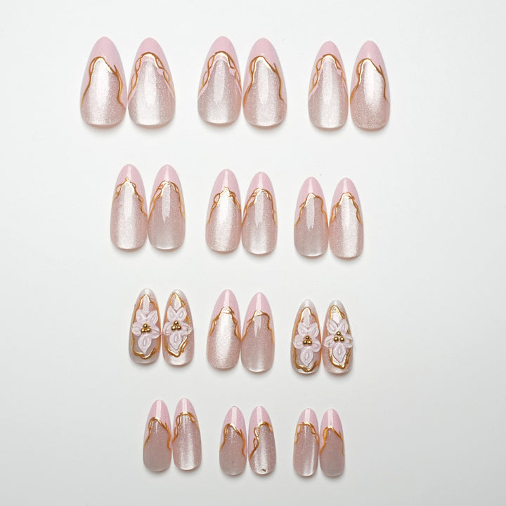 Decorative Acrylic Press-On Nails