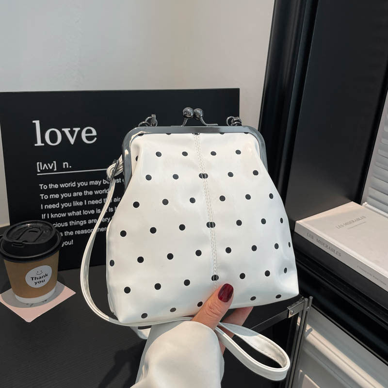 Stylish Polka Dot Handbag