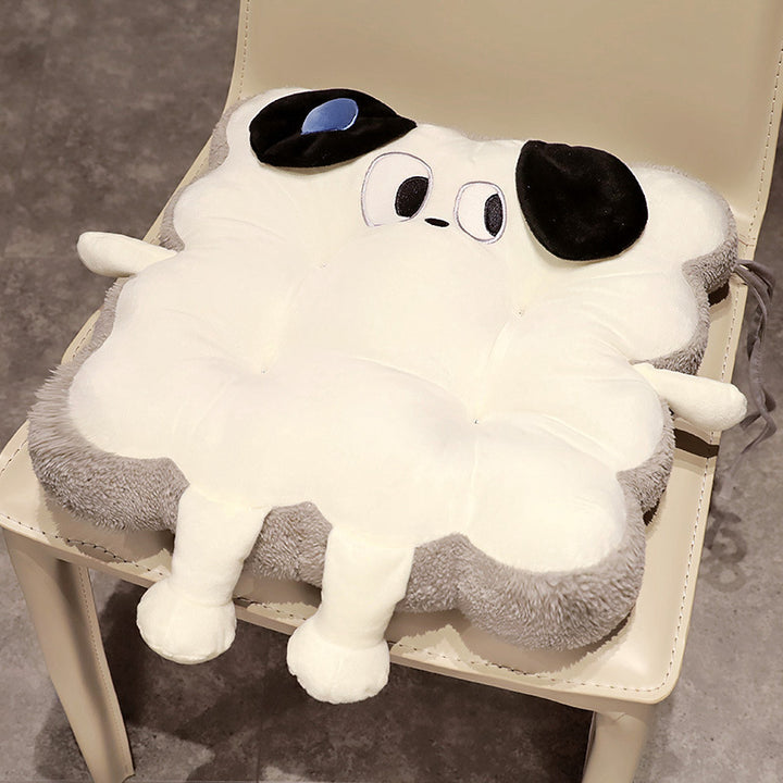 Plush seat cushion dog cloud with extra soft padding and attachment straps