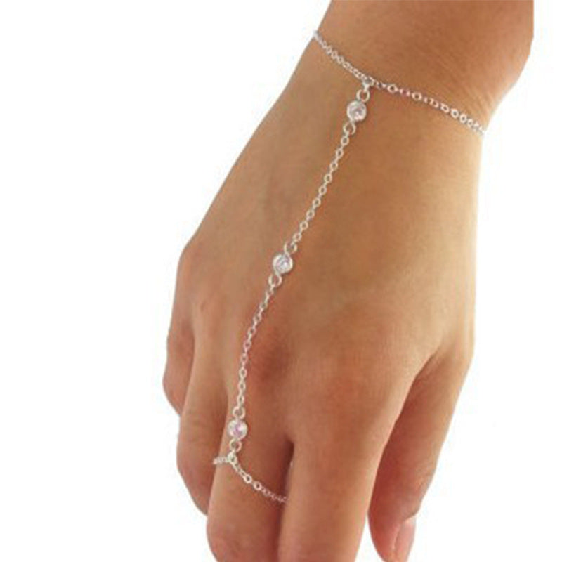 Delicate Crystal Drop Necklace Kalsten