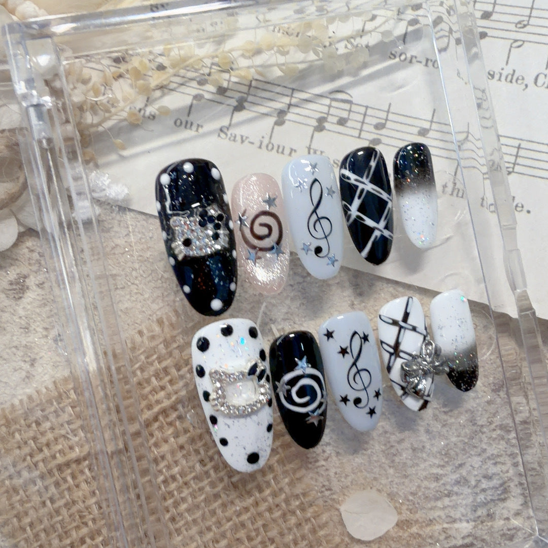 Musical Themed Press-On Nails