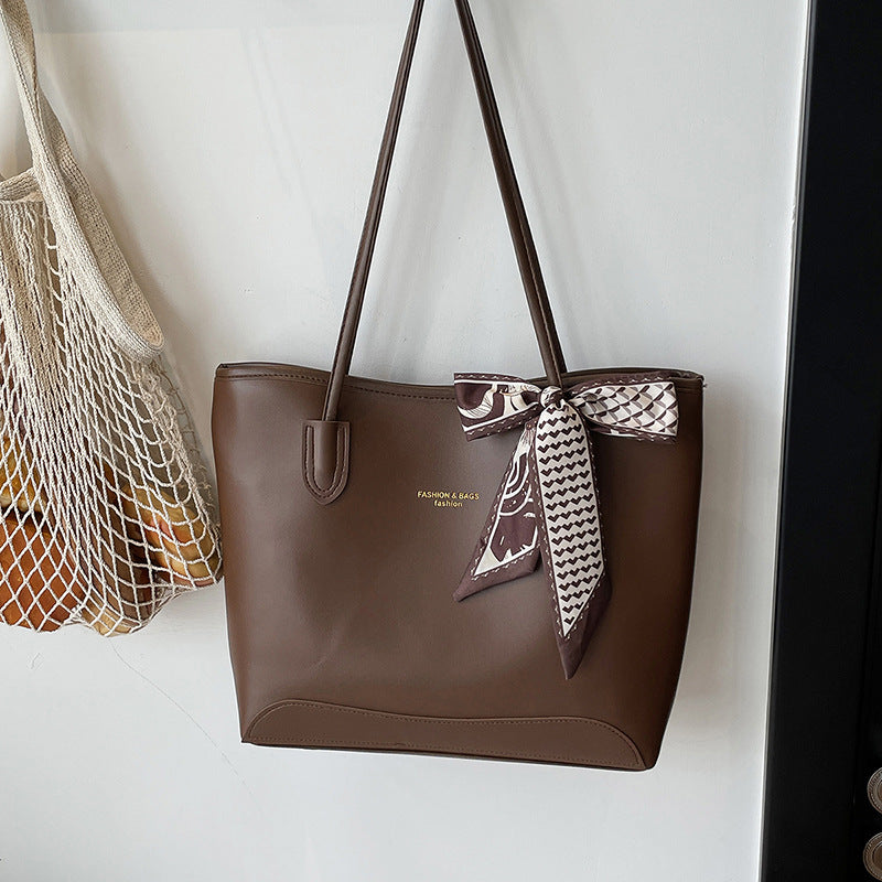 Elegant Faux Leather Tote Bag