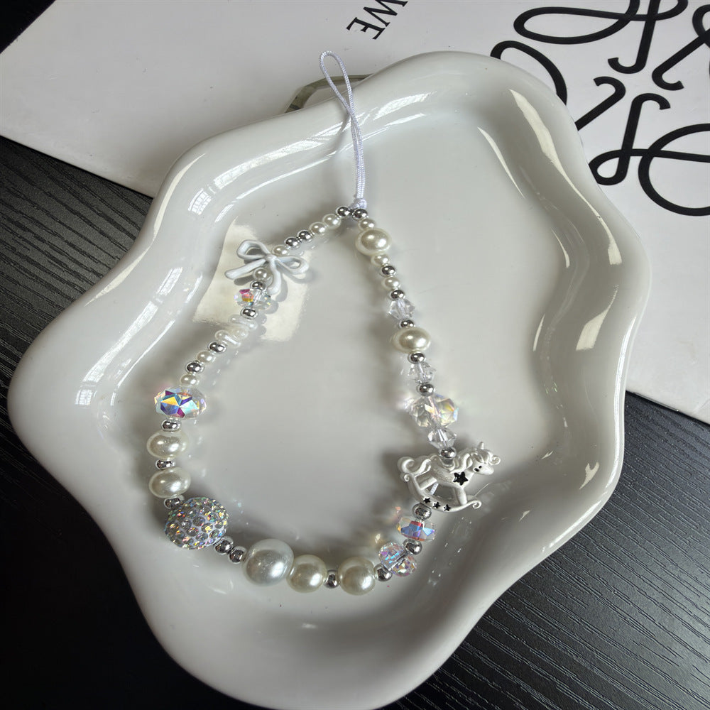 Beaded Unicorn Charm Necklace Kalsten