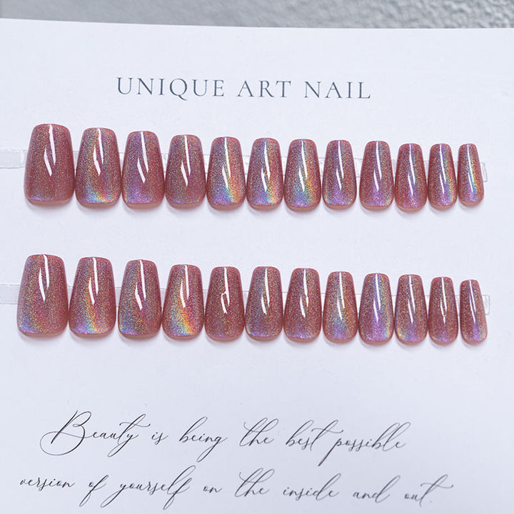 Shimmering Press-On Nail Art Set