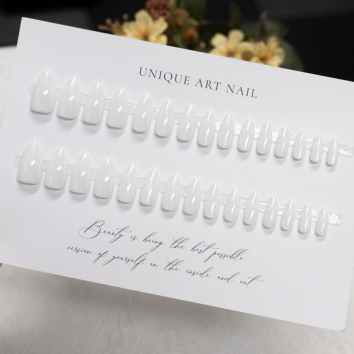Elegant Almond-Shaped Press-On Nails