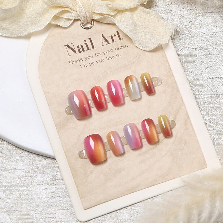 Ombre Gradient Press-On Nail Art Set Kalsten