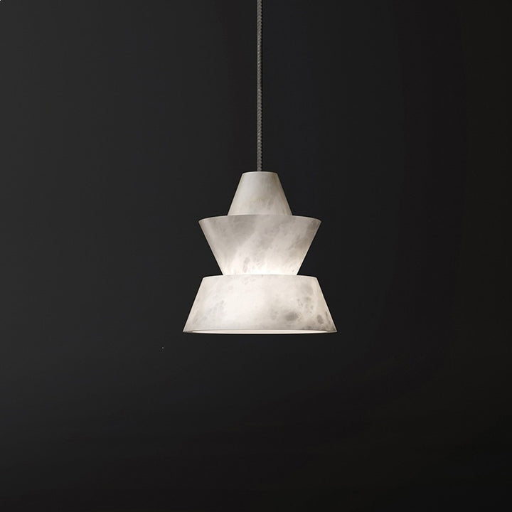 Layered Geometric Pendant Light