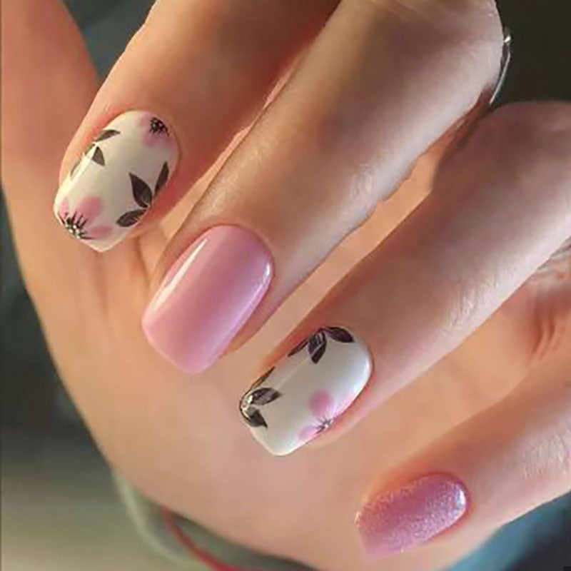 Floral Art Press-On Nails