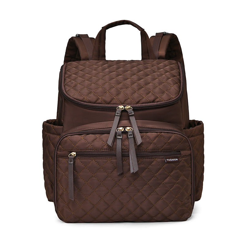 Quilted Multi-Functional Backpack Kalsten