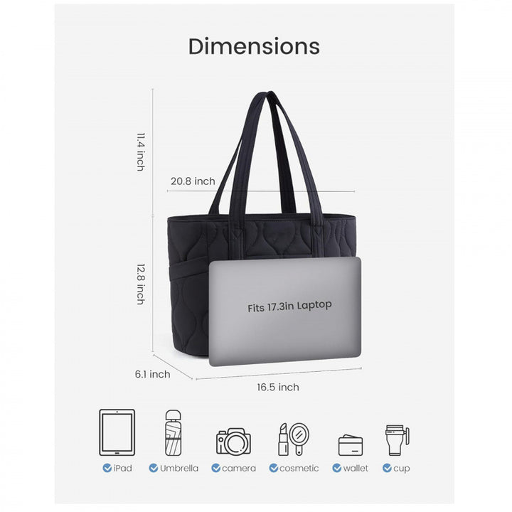 Fashionable and Padded Tote Bag Kalsten