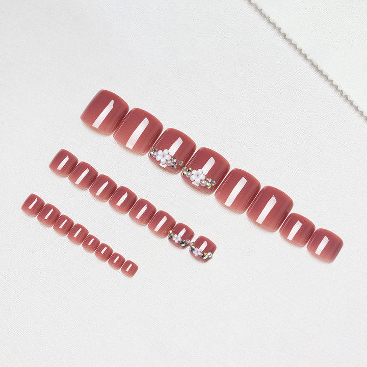 Decorative Rhinestone Pedicure Nail Art  1791110620