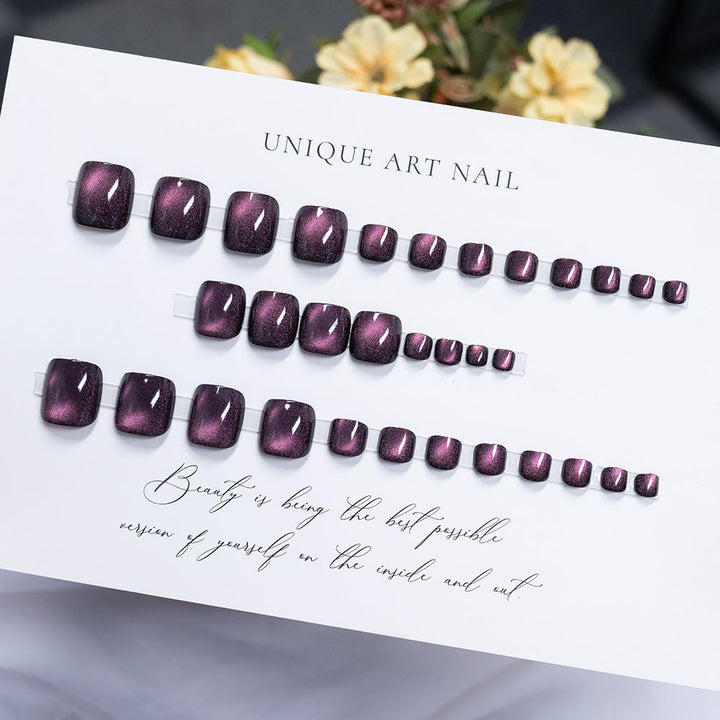 Elegant Metallic Nail Art