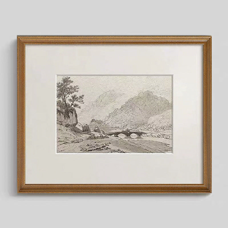 Framed Vintage Landscape Art