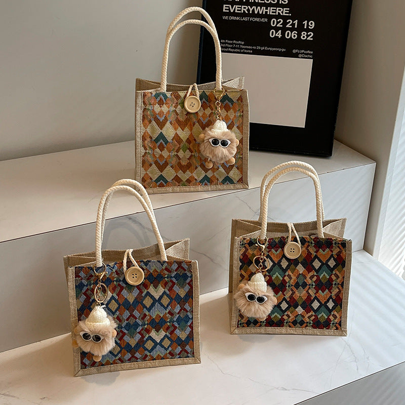 Handcrafted Bohemian Tote Bag