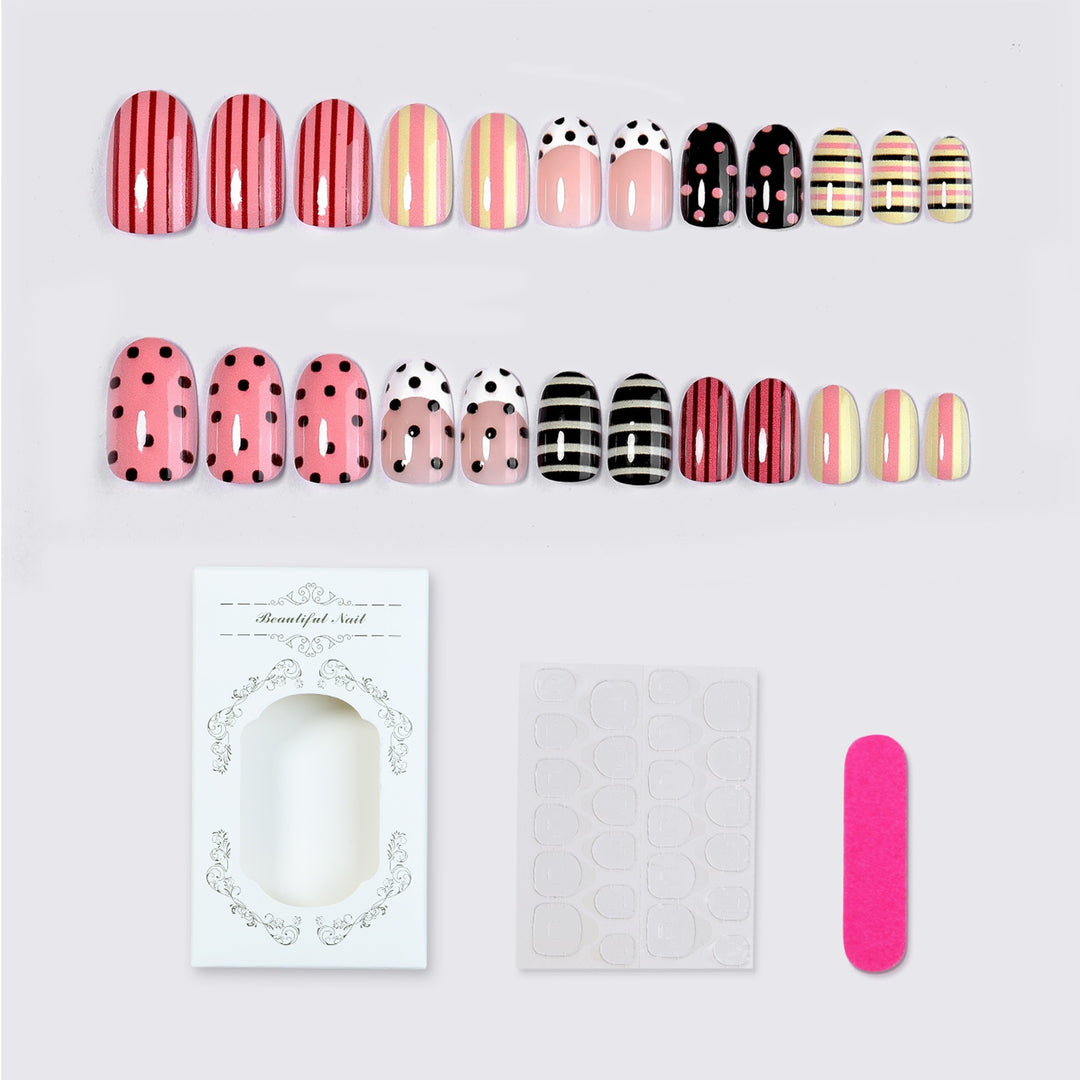 Creative nail art set with different designs Kalsten