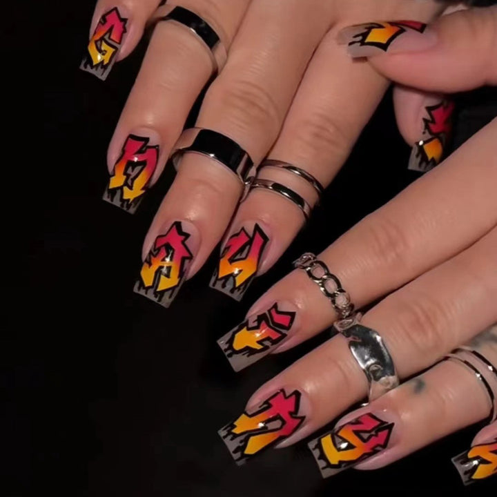 Creative Graphic Nail Art