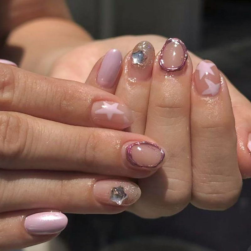 Artistic Gel Nail Art Design