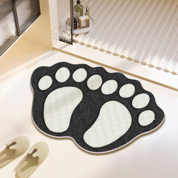 Fun Paw Print Bath Mat Kalsten