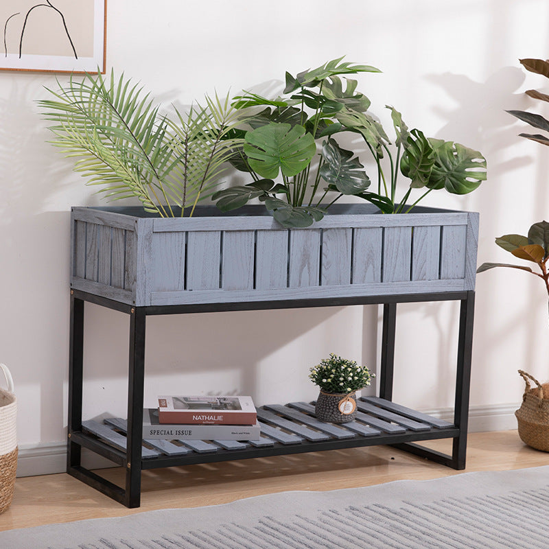 Wooden Planter Stand Kalsten