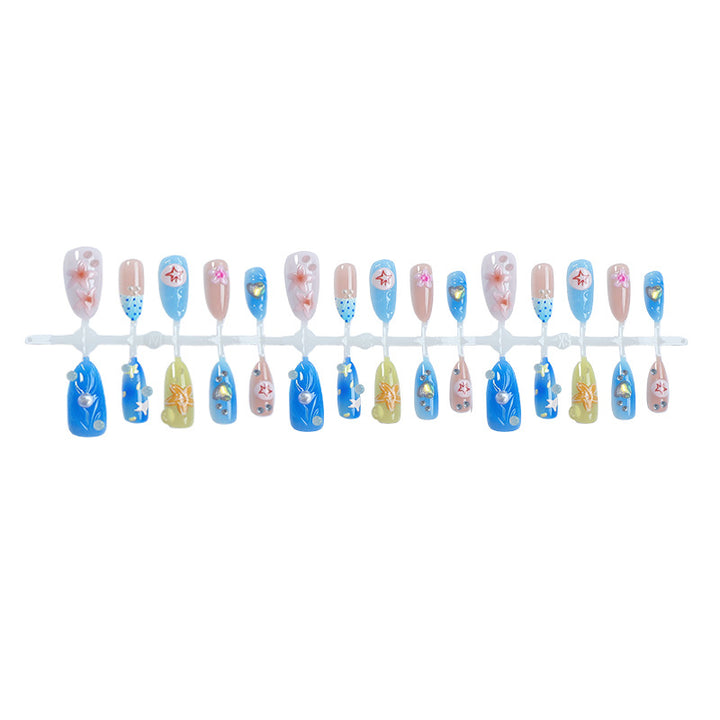 Creative Decorative Press-On Nail Set 1790738810