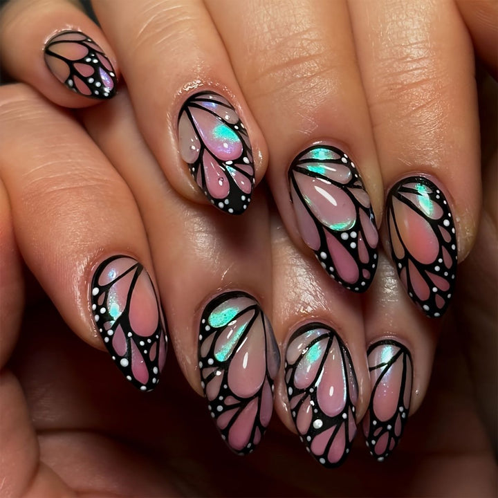Artistic Butterfly Nail Art Kalsten