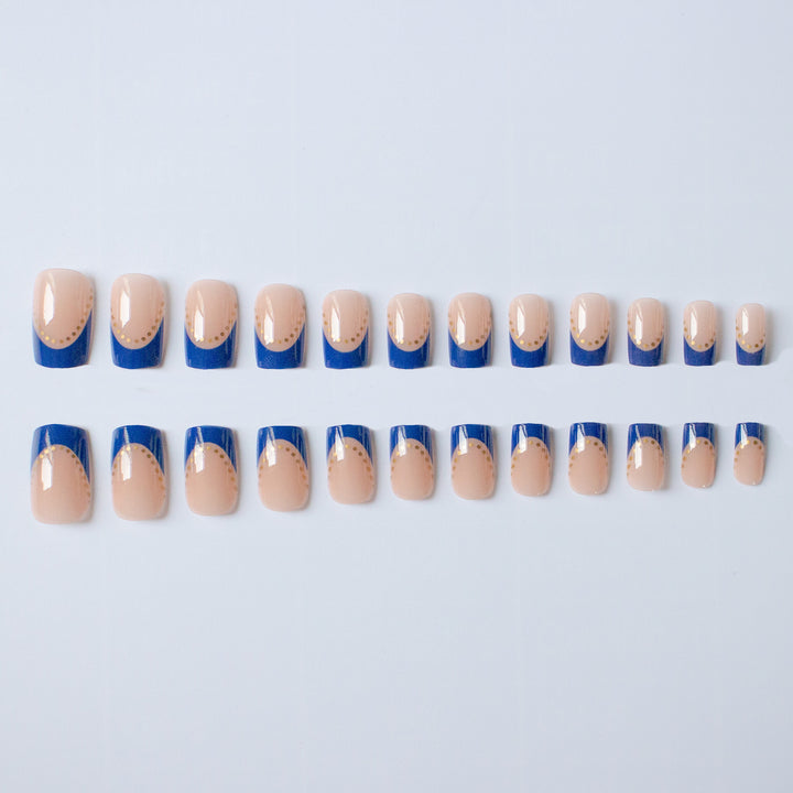 Elegant French Tip Gel Nail Art Kit