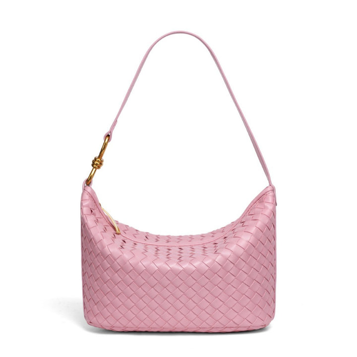 Stylish Woven Leather Handbag Kalsten