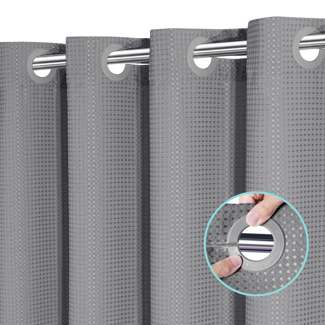 Textured Waterproof Shower Curtain Kalsten
