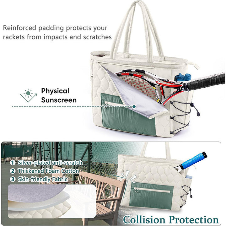 Quilted Sports Gym Tote Kalsten