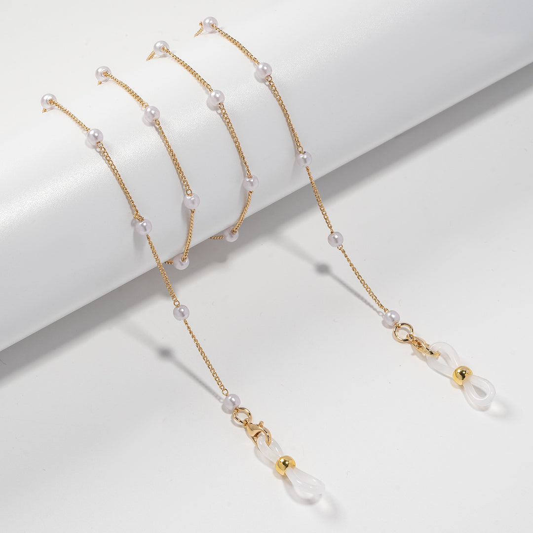 Elegant Pearl Beaded Eyewear Chain Kalsten