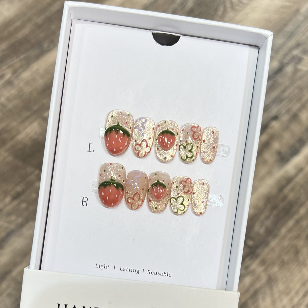 Reusable Press-On Nail Set Kalsten