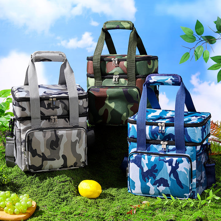 Insulated Camo Lunch Cooler Bag Kalsten