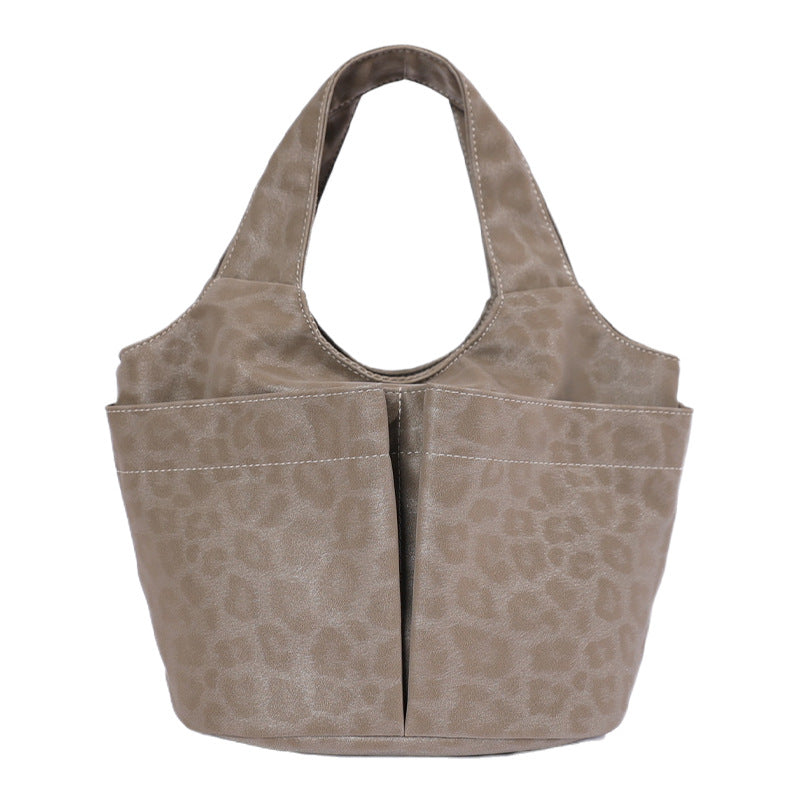 Stylish Faux Leather Tote Bag