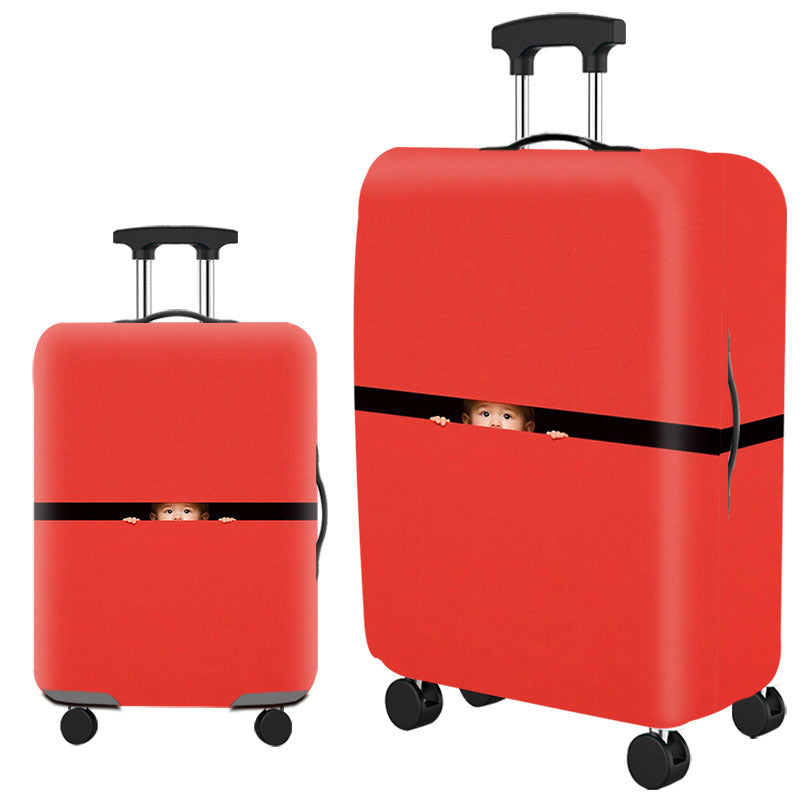 Ladies Hard Shell Suitcase with Creative Cat Design Kalsten