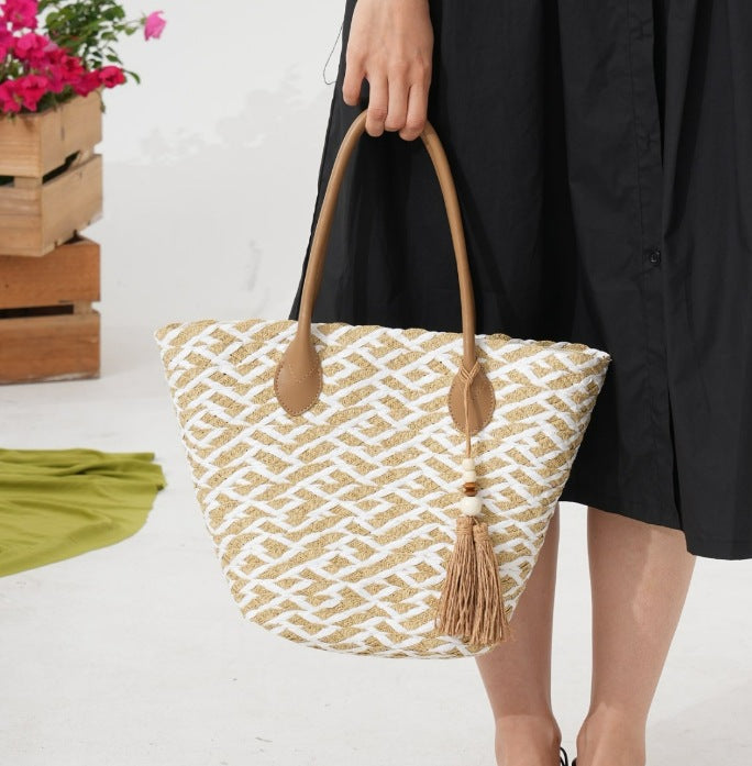 Geometric Beach Tote Kalsten