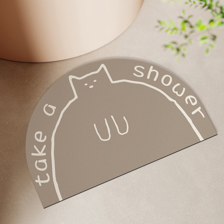 Round Bath Mat Kalsten