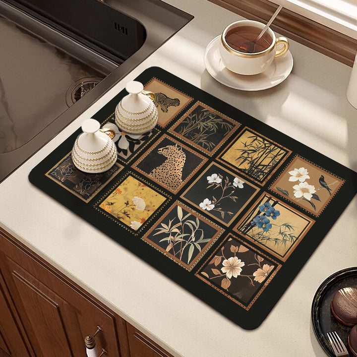 Artistic Kitchen Mat