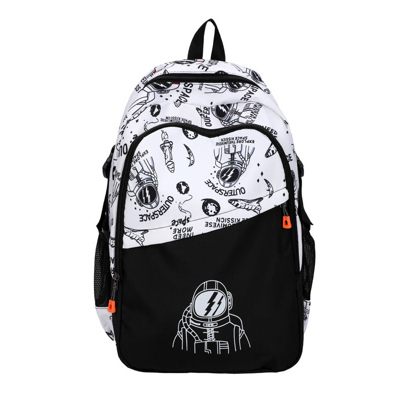 Astronaut-Themed Graphic Backpack