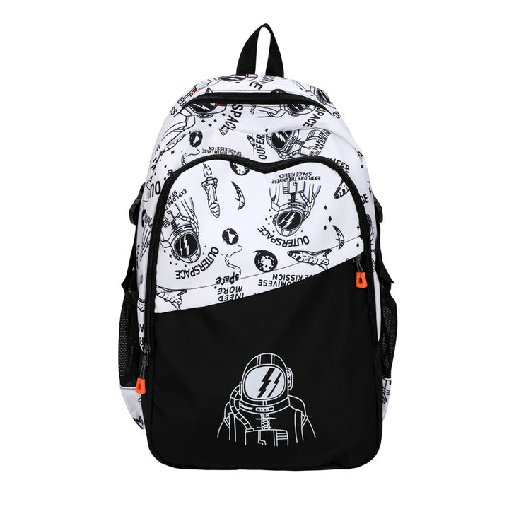 Astronaut-Themed Graphic Backpack